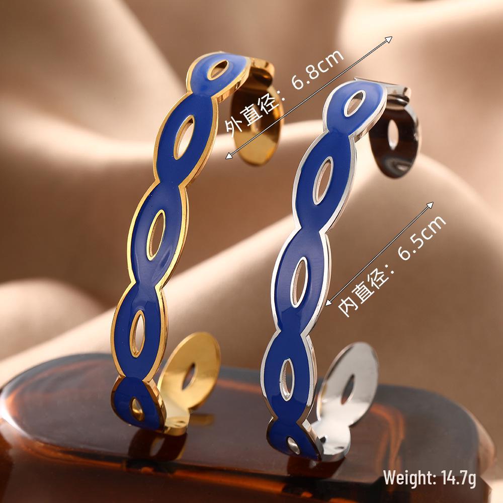 European & American Fashion Star & Infinity Stainless Steel Bracelet