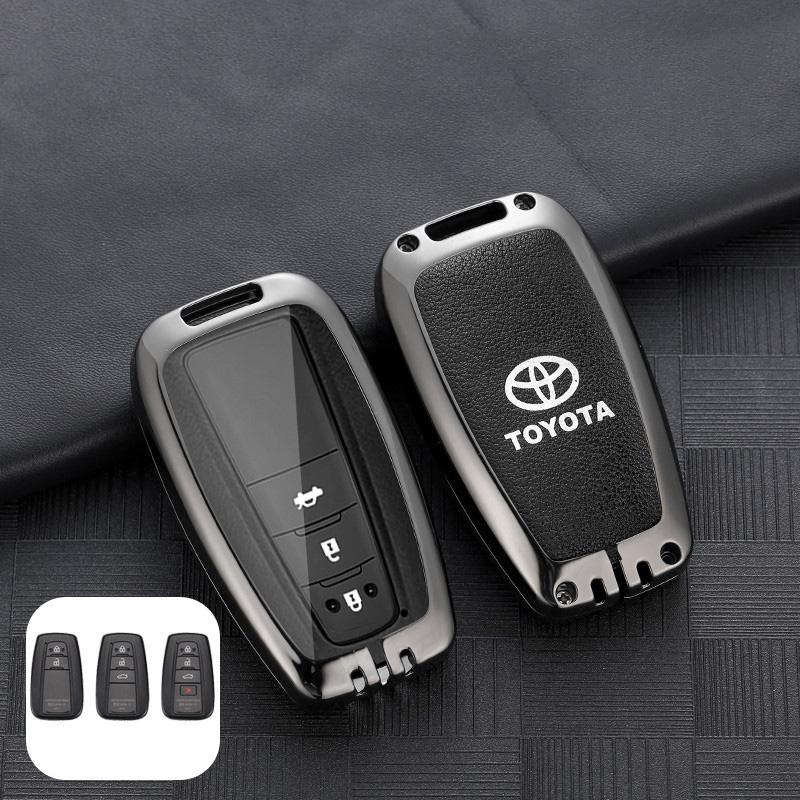 Car Key Case For Toyota 86 Camry Corolla Crown Highlander Rav4 Alphard Vellfire Venza Yaris Prado Hilux Fortuner Land Cruiser