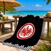 Eintracht Frankfurt Crest Beach Towel, Quick-drying, Easy To Care For, Suitable for Both Fitness and Beach Vacations,Sports Essential