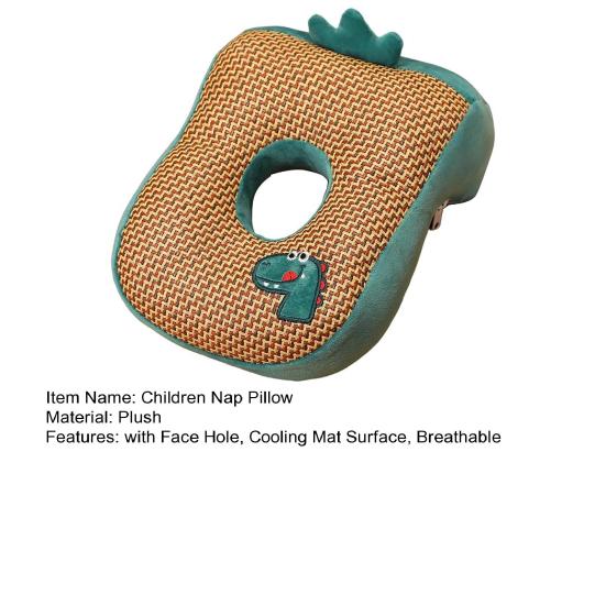 Desk Nap Pillow, Face Down Nap Pillow with Arm Hole, Cooling Mat Ergonomic Pillow for Neck Support, School Office Napping Sleeping