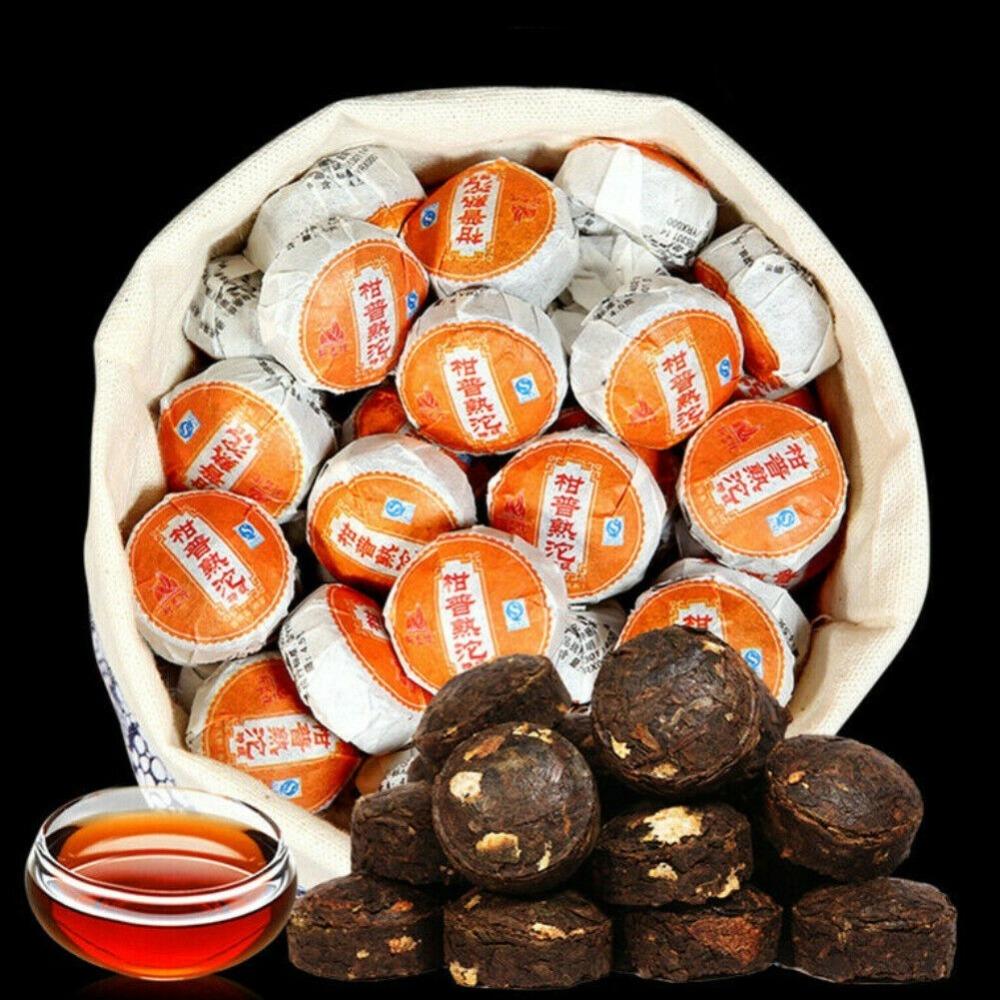 Natural Energy Boost 500g Yunnan Pu erh Tea Cake Tangerine Peel Herbal Tea for Men Women 01