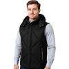Men's Hooded Detachable Waterproof Down Vest