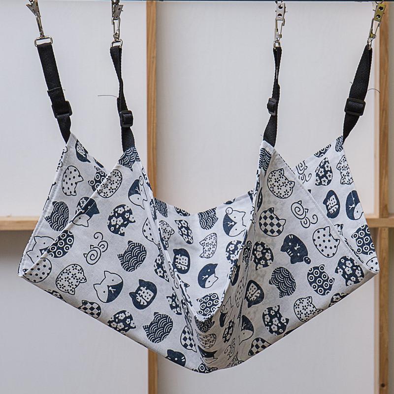 Pet Bed Cat Hanging Hammock Plush Warm Winter For Small Cats And Cages
