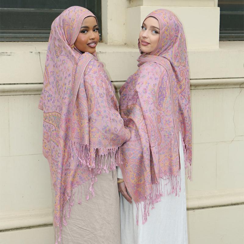 

Новый женский жаккардовый кашеколь 70x190 см, большой шаль, модный, элегантный, длинный, с принтом, для украшения, кашекис, защита от солнца, бандана 70x190cm