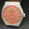 HAND-WINDING VINTAGE SIMPLON SWISS MENS REFURBISHED PEACH DIAL WATCH A704617-1