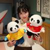 Cute Cute Dressed Panda Doll Plush Toy Black and White Red Panda Doll Girl Company Soothing Doll