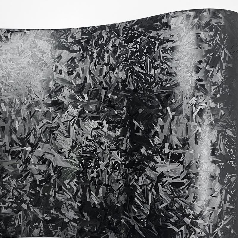 Matt Forged Carbon Glass Black Adhesive Vinyl for Motorcycle Car Sticker Decals for Vehicle Sticker On the Hood Wrapping Foil