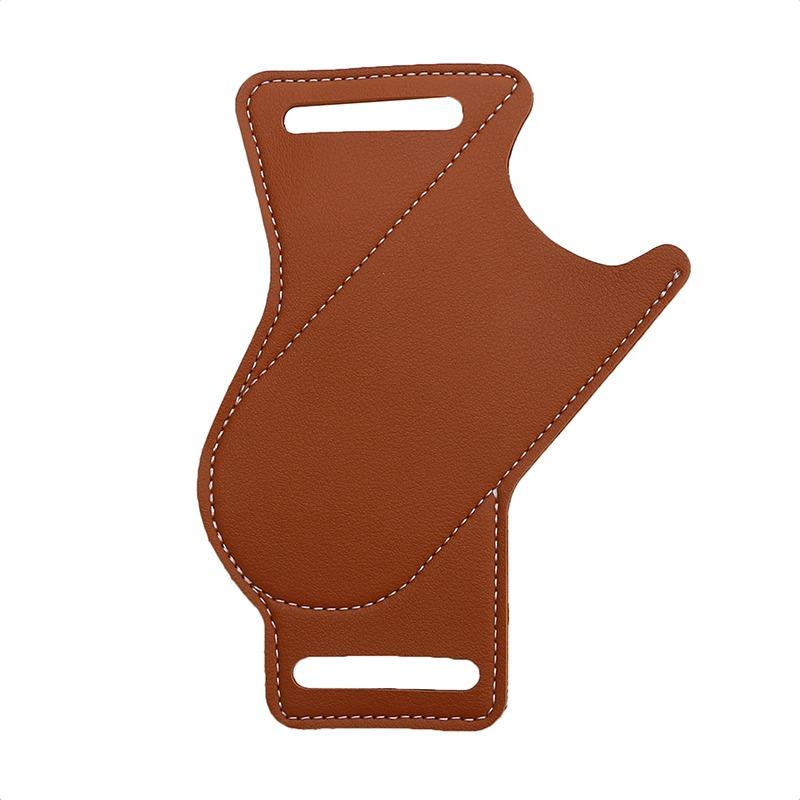 Outdoor Tools For Camping Folding Flick Knife Waist Belt Clip Holder Pocket Knives Anti-Scratch Faux Cowhide Storage Sheath