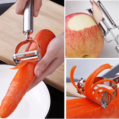 1 Pcs Stainless Steel Peeler Creative New Convenient Peeler Planer Knife Kitchen Gadgets Kitchen Vegetables And Fruits Scraping