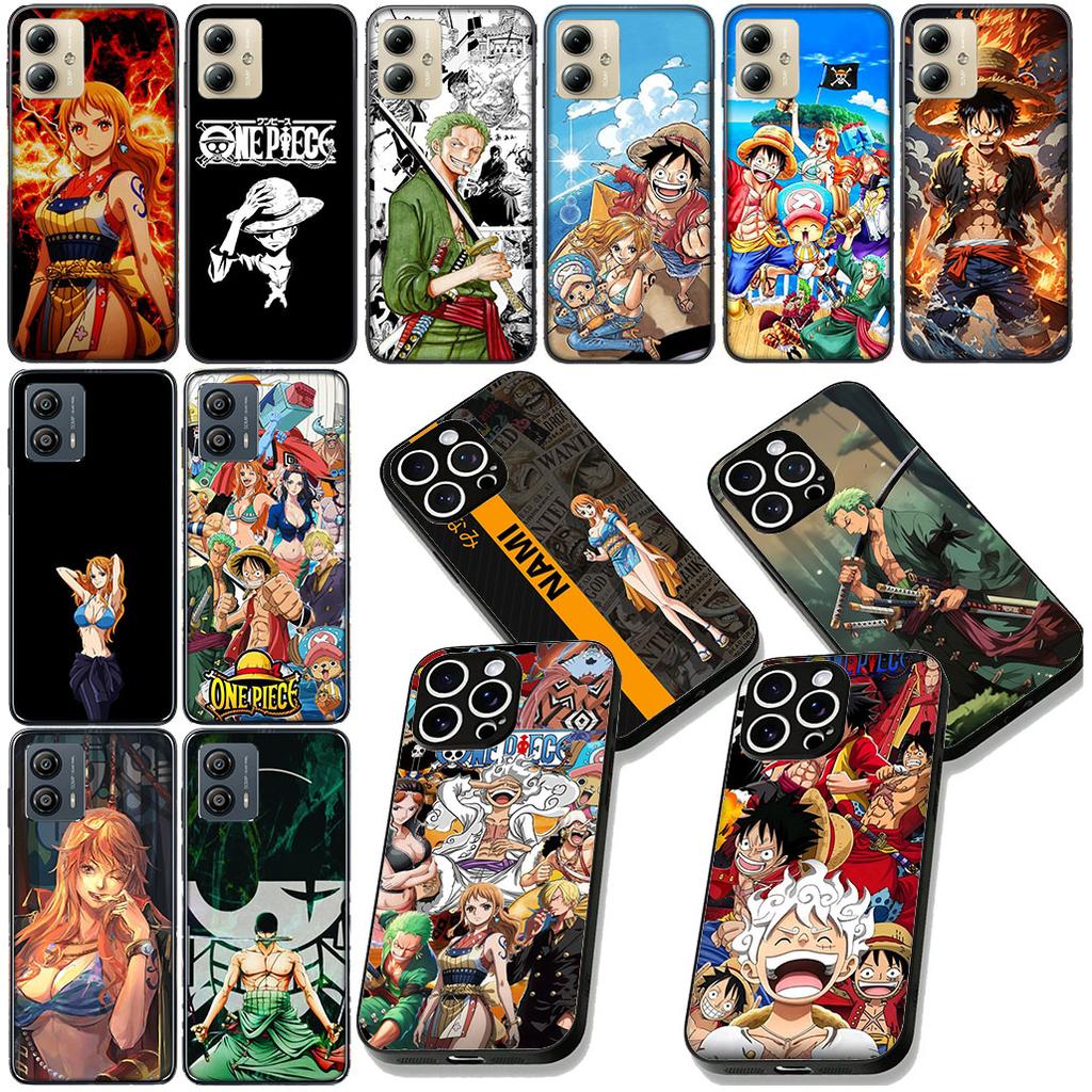 Nami Roronoa Zoro One Luffy Pieces Cover for Motorola Moto Edge 70 60 Fusion NEO Pro G Stylus G56 G96 G52 G04 G05 G64 G71 Case