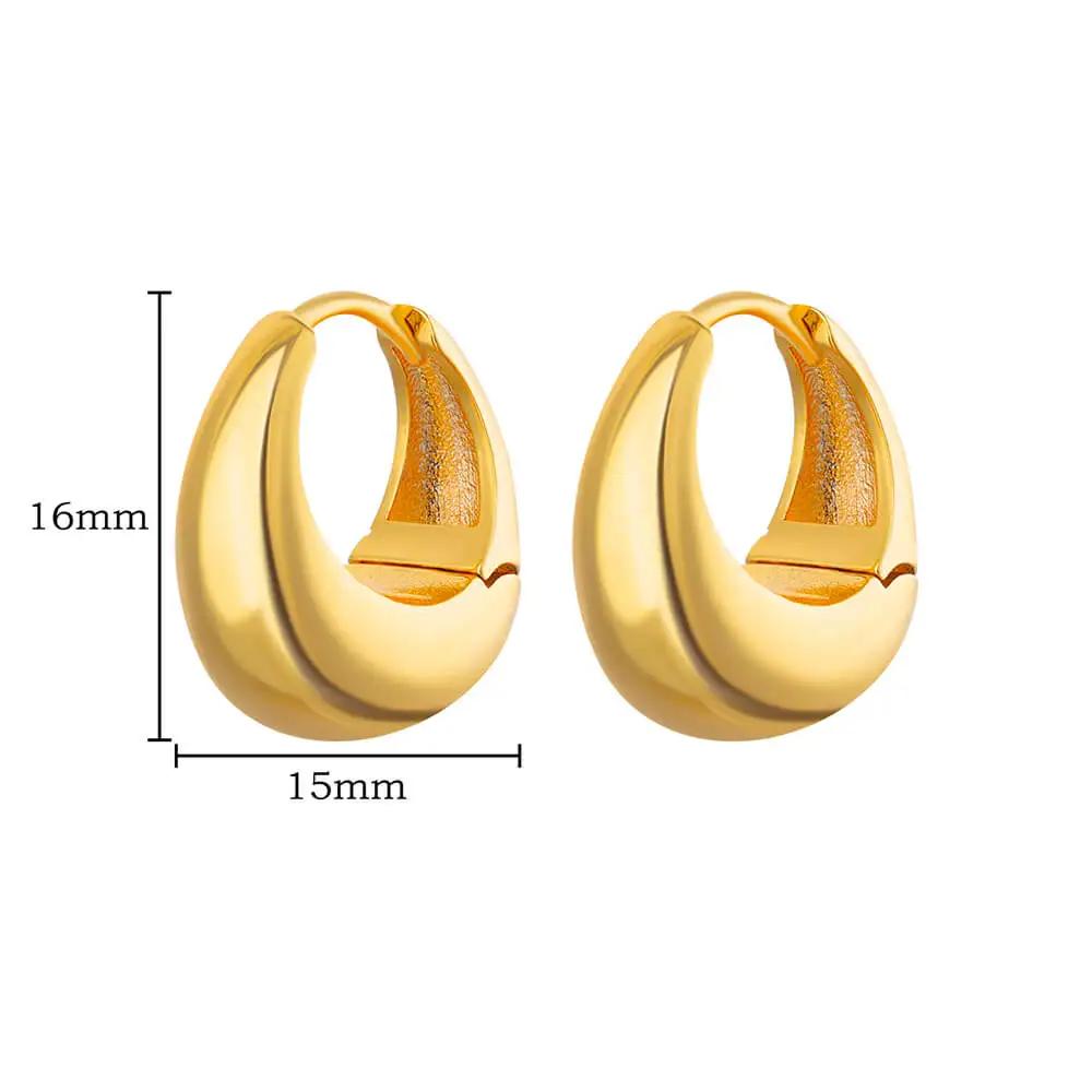 Punk Spike Rivet Hoop Earrings For Women Stainless Steel Huggie Earrings Ear Cuff Piercing Earring Gothic Jewelry Accessories