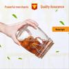 Food-Grade Glass Storage Jar for Nuts, Grains, Wine, Tea, and Honey