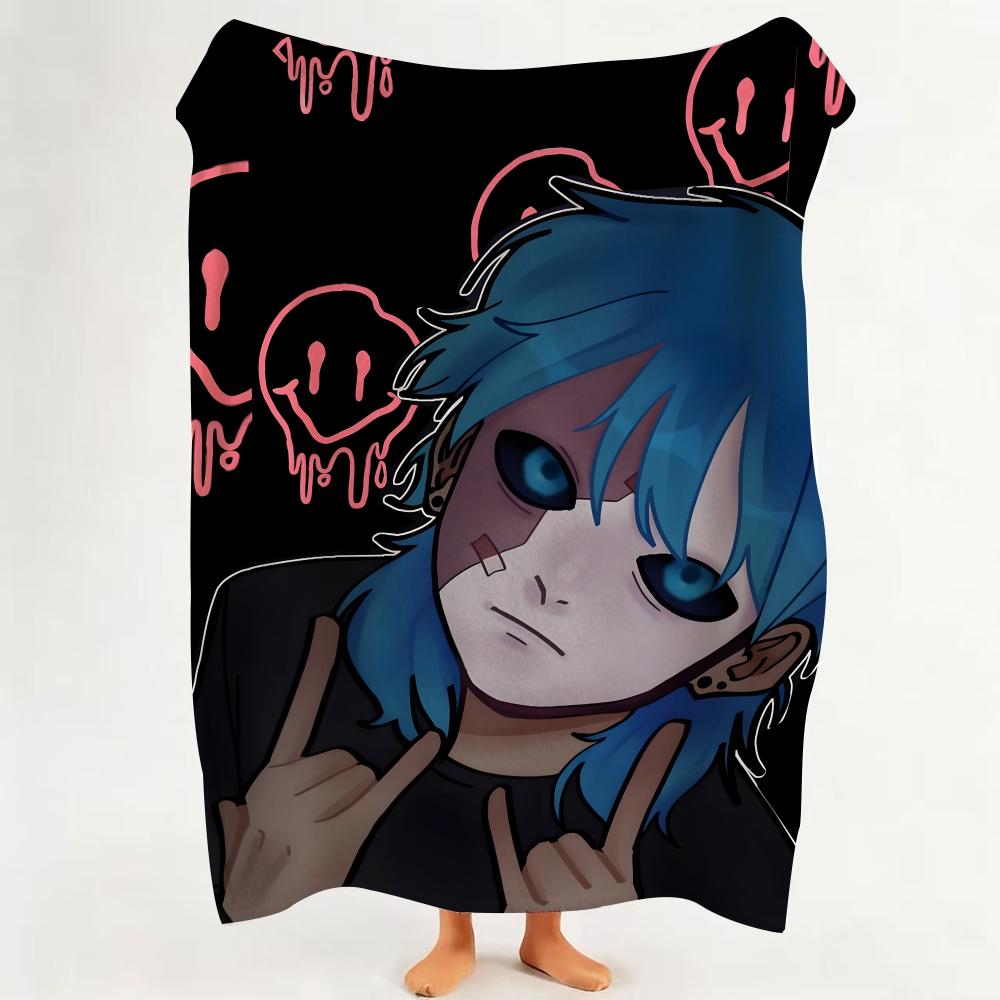 Game S Sally F Face Throw Flannel Throw Blanket Suitable for Sofa Living Room Bedroom