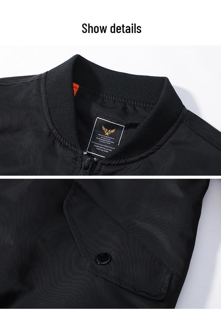 Veste de Pilote MA1 Force Aérienne Homme Automne & Hiver [Optionnel Coton Plus/Fine]