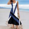 Ladies' Floral Summer Casual and Fashionable Sleeveless Long Dress