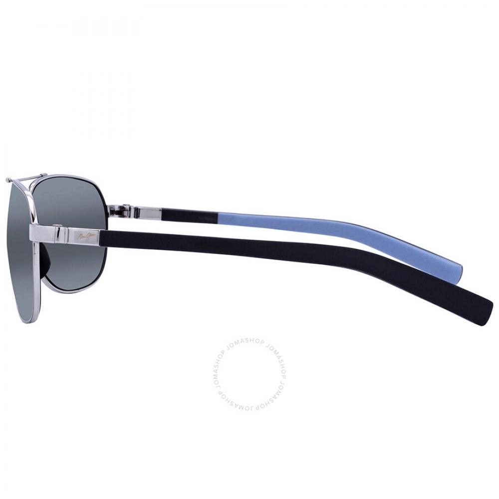 Maui Jim Guardrails Neutralgraue Piloten-Sonnenbrille für Unisex, 327 17 58