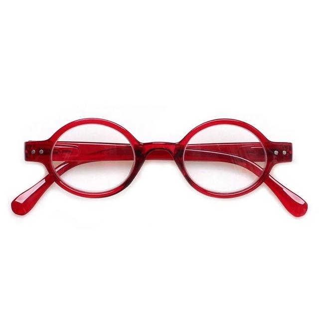 Blue Frame Retro Smart Reading Glasses Blue Light Glasses Vintage Round Glasses Women +1.5+2+2.5+3