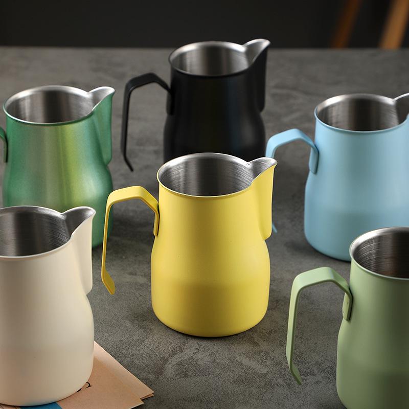 Stainless Steel Latte Art Pitcher: Milk Frothing Cup for Coffee Art