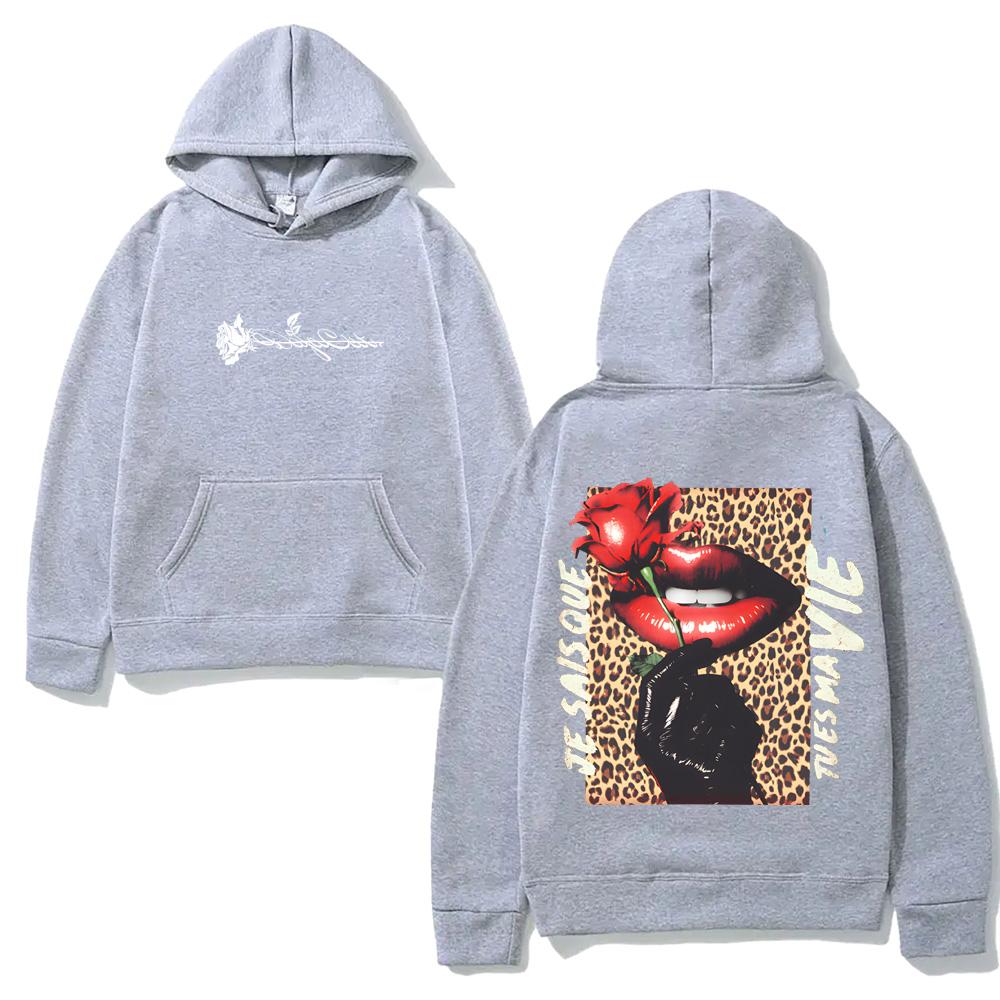 OFFICIAL LEOPARD HOODIE Doja Cat Same As Official Website High Quality Grunge Long Sleeve Sweatshirts Clothing Hooded Pullovers