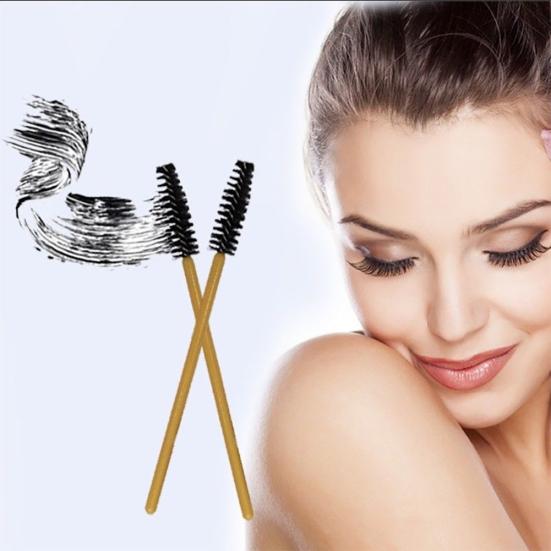 50Pcs Disposable Mascara Wands Eyelash Makeup Tool Portable Brushes Applicator