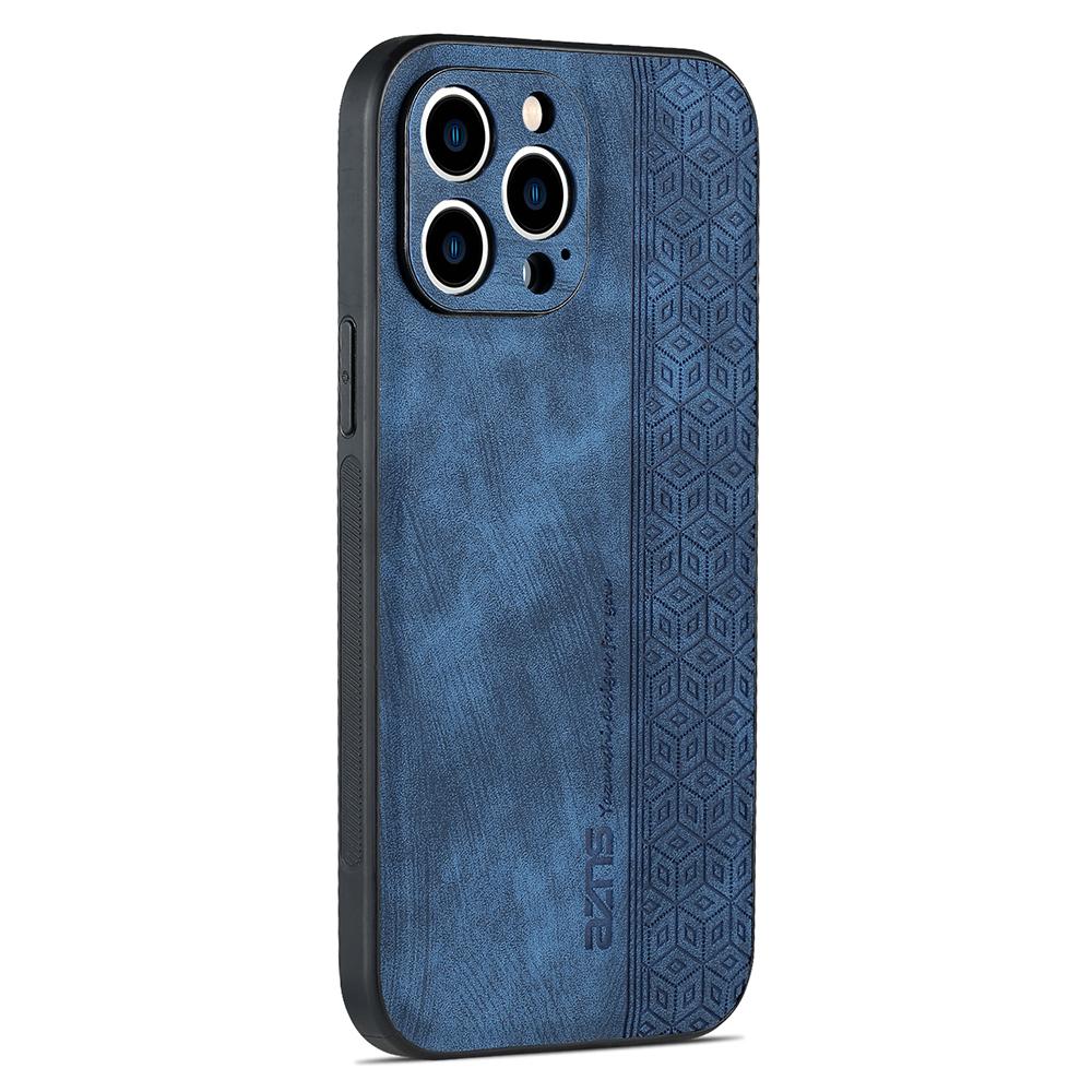 For iPhone 16 Pro Max Case Anti-Drop PU Leather+TPU Phone Cover