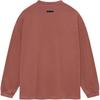 Fear of God Essentials Heavy Long-Sleeve Tee Crimson Men Tops Red 125BT242016F