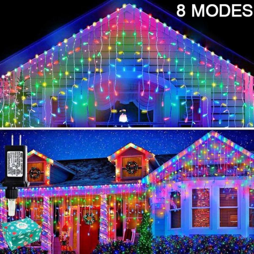 LED řetězová světla 3,5 m 96 LED Girlandové světlo Vodotěsná pohádková světla na vánoční svatbu party dekorace