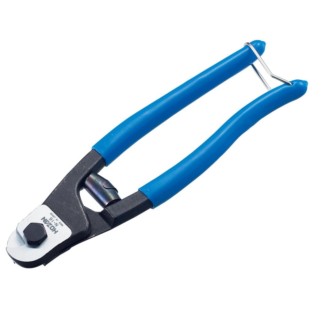 HOZAN Wire Cutter for Stainless Steel Cleanly Cuts Braided Wire Without Unraveling N-16 Wire,