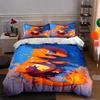 Orange Cartoon Character. Bedding Duvet Cover Sets Duvet Covers Pillowcases Gifts (1 * Duvet Cover 2 * Pillowcases, Without Duvet Insert)
