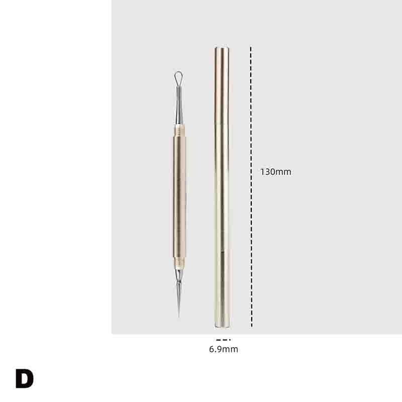 1 Pcs Face Skin Care Pore Cleaner Stainless Steel Blackhead Comedone Extractor Acne Pimple Blemish Remover Tool