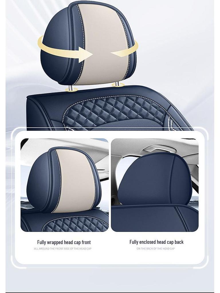 Sonata Mingtu Premium Full Leather Universal Car Seat Cushion