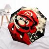 1pc Super Mario Design Automatic Opening and Closing Umbrella - Lightweight 3-Fold Design, Suitable for Fans, Travel, Daily Use - Official Produc