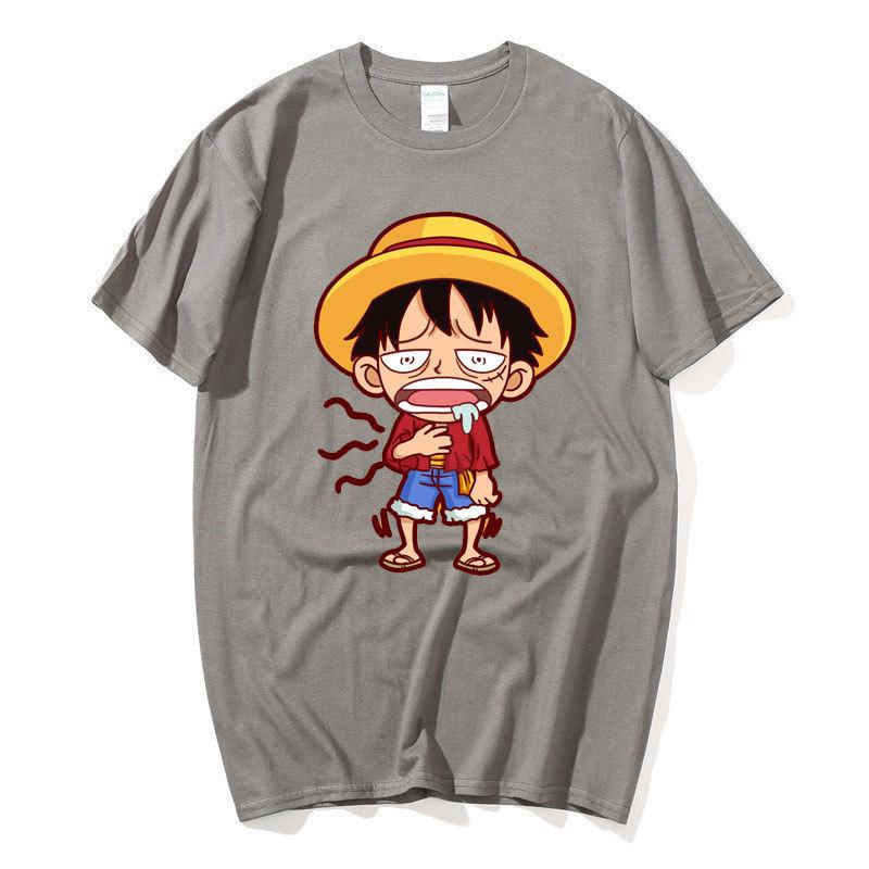 Japanese Anime ONE PIECE Luffy Unisexga Graphic T Shirt Cute Funny Printed Summer Tshirt Unisex Casual Cotton Oversized T-shirts Streetwear Tops