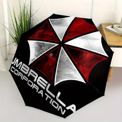 Samolepka s logem Umbrella Corporation - Oficiálně licencované zbožíUmbrellaKompaktní skládací deštník 3-dílný pro muže a ženy Dárek