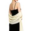 Elegante Sciarpa Leggera in Chiffon Trasparente Coprispalle da Sera per Donna Sciarpa Lunga Morbida per Matrimoni Eventi Formali Feste