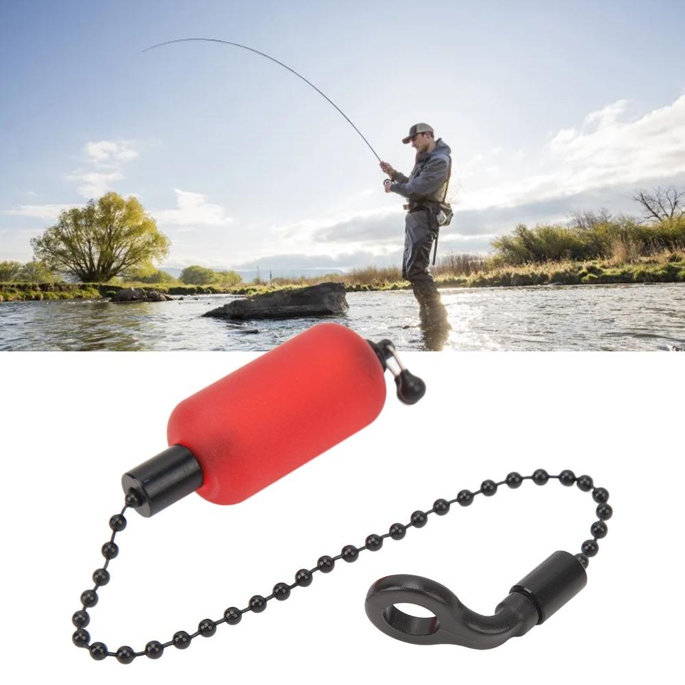 3PCS 5mm Hole Bite Indicator Alerter Iron Fishing Alarm Hanger Fishing Alarm Chain  Outdoor Use