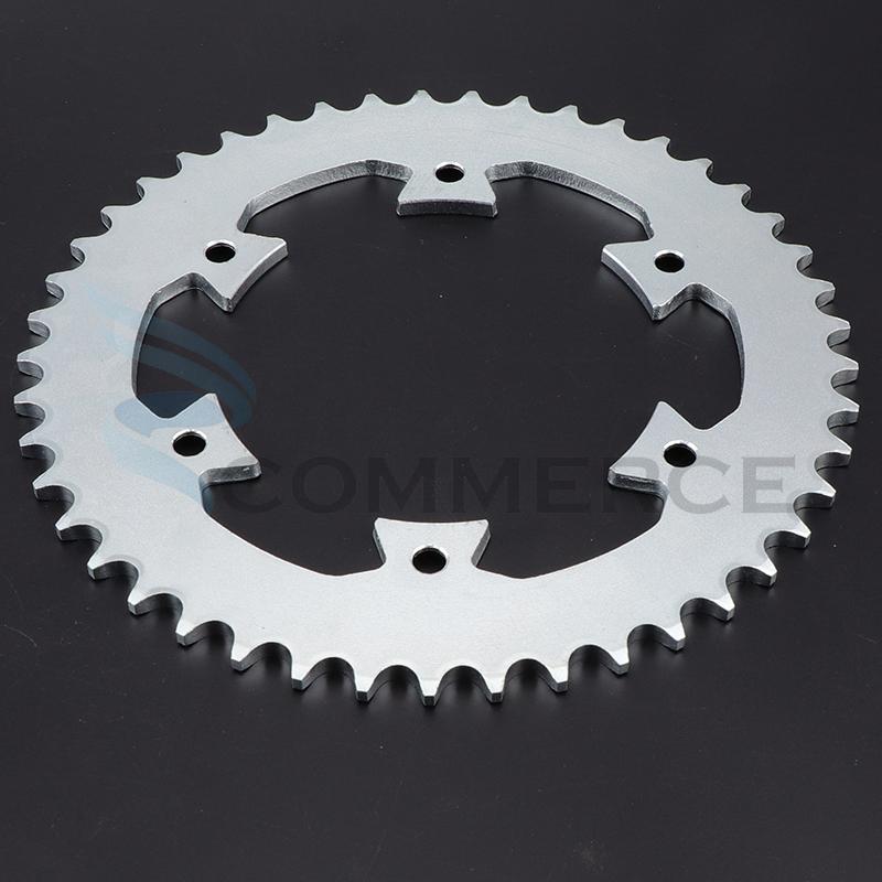 Motorcycle 428/520 Chains 43T/45T/48T Sprockets Rear Back Sprocket Cog For 150-250CC BES KAYO Dirt Pit Bike Accessories