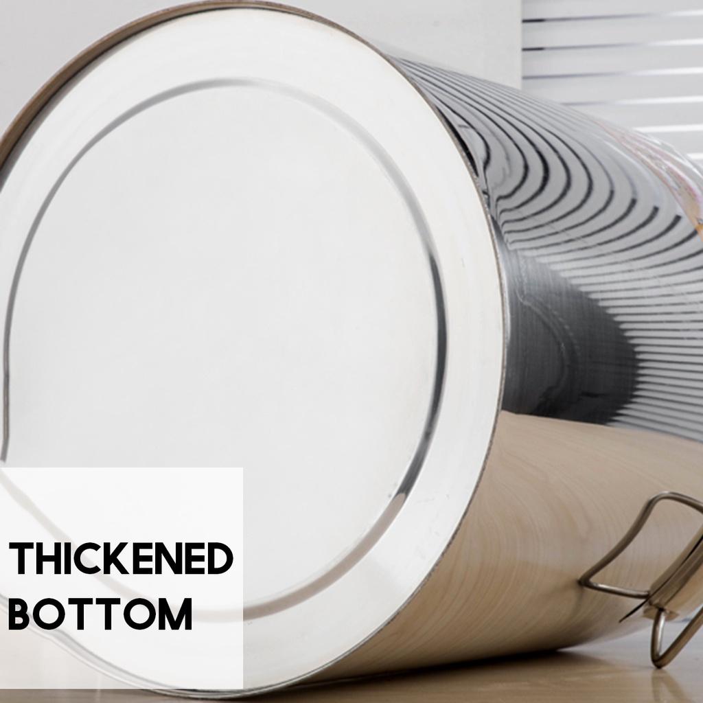 Balde de Aço Inoxidável Lata de Leite Balde de Água Balde de Vinho Barril de Óleo Recipiente para Chá Lata de Leite 14L/10L