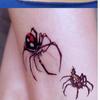 10 Sheet of Tattoo Sticker Spider Removable Waterproof Body Art Temporary Tattoo Sticker Decal