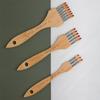 3pcs Multi-toothed Nylon Wool Flat/pointed-head Painting Brush Art Set Supplies Watercolor/ Acrylic Painting Creation Brushes