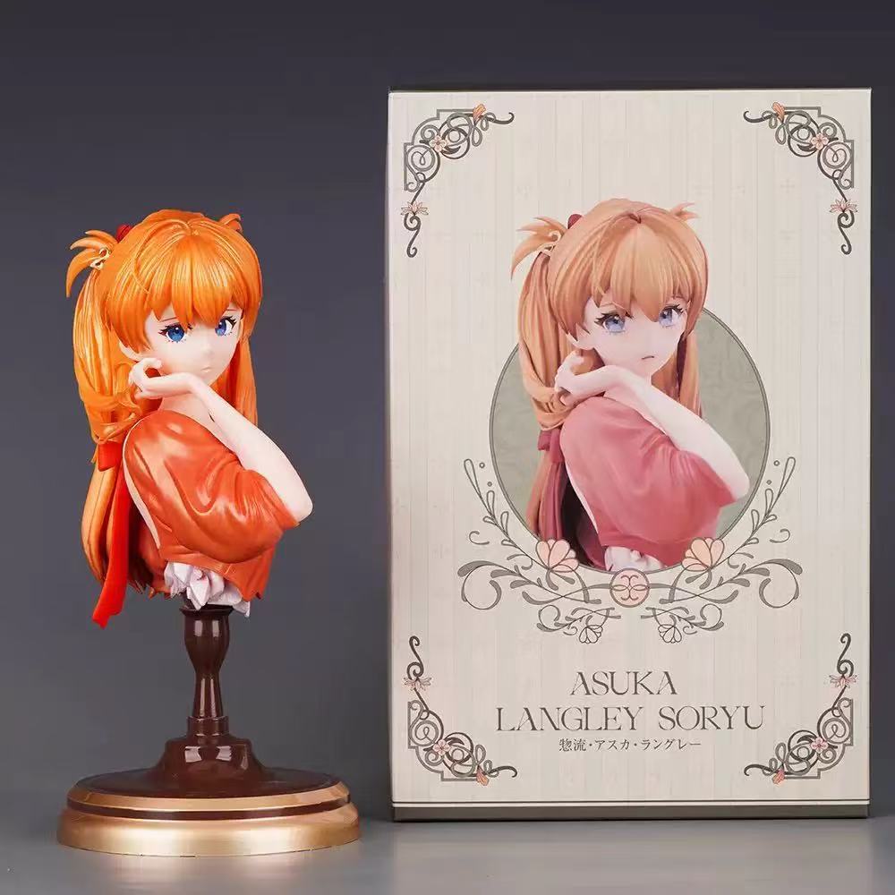 23cm/9.06in Anime Neon Genesis Evangelion Figure Asuka Langley Soryu Action Figures Pvc Statue Collection Model Toys Gifts