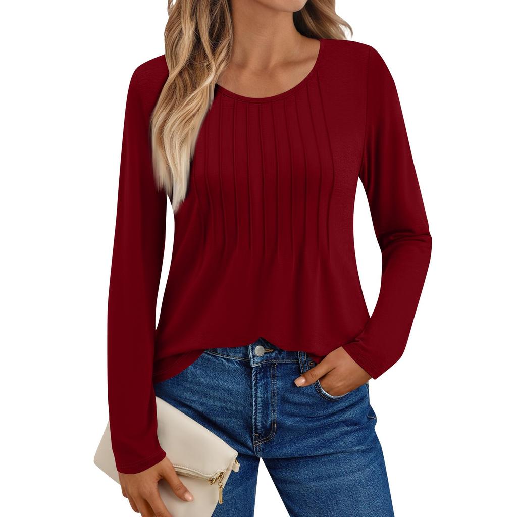 Women's Long Sleeve Shirts Graphic Tees Casual Basic Tops Pullovers
