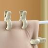 2/4PCS Beach Towel Clips Plastic Strong Windproof Clothes Pegs Quilt Hanging Clip Reusable Non-slip Fixed Drying Clothespin