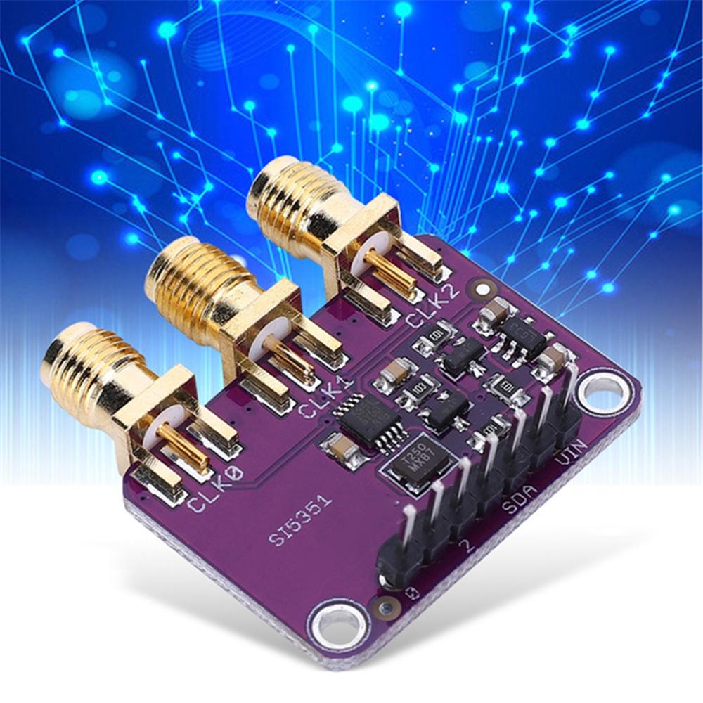 Electronics 8KHz-160MHz Si5351 I2C Clock Signal Generator Clock Generator Si5351A Board Module
