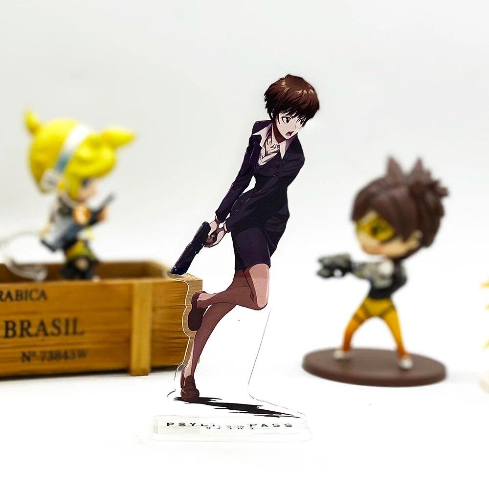 Psycho Pass Kougami Akane Makishima HM  Japanese Acrylic Stand Standee Toy Figure