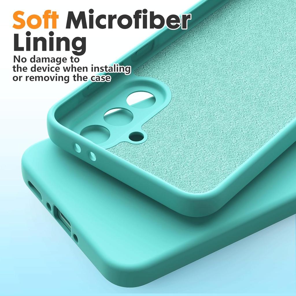 For Samsung Galaxy A17 A37 A57 A56 A36 A55 A54 A53 A52 A34 A33 A35 A15 S20 S21 S22 S23 S24 S25 FE S26 Plus Ultra Liquid Silicone Case Cover Silicon