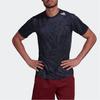 Adidas HiiT Designed For Heat.Rdy Graphics HiiT Print Crew Neck Short Sleeve T-Shirt Men Tops Dark-Gray Navy-Blue HC4265