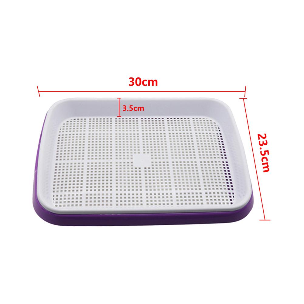 Double Layer Seedling Tray Plastic Seed Starter Sprout Vegetable Seedling Container Soilless Cultivation Gardening Planting Tool
