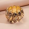 Temperament Leopard Print Cuff Bangles Europe American Style Exaggerated Bracelet  Decoration