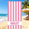 Ocean Floral Letter Print Beach Towel Microfiber Sand Proof Quick Dry Super Absorbent For Swimming Pool Seaside Vacation